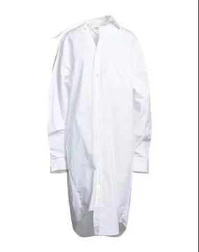 Balenciaga shirt dress, white