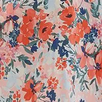 BCX Womens Pink Floral Pouf Sleeve Sweetheart Neckline Mini Fit   Flare Dress