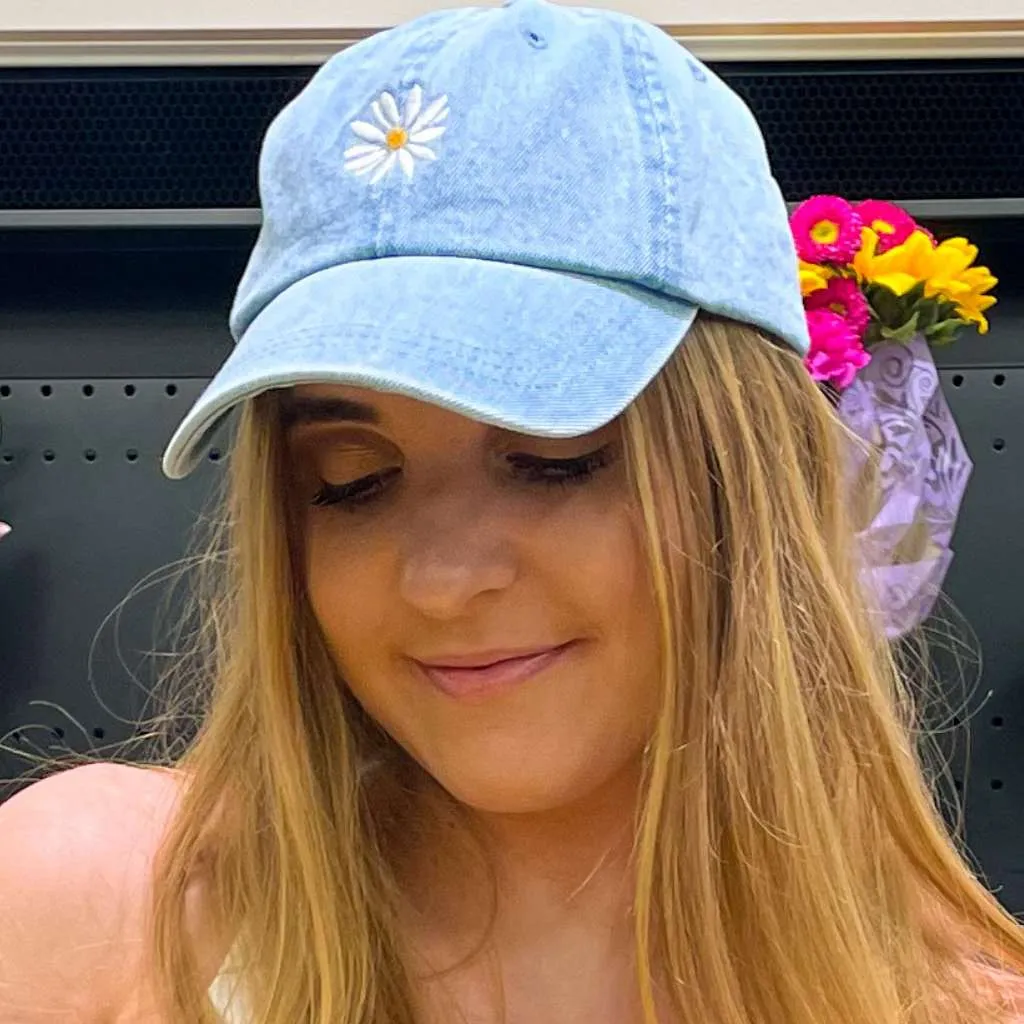 Daisy Flower Baseball Hat