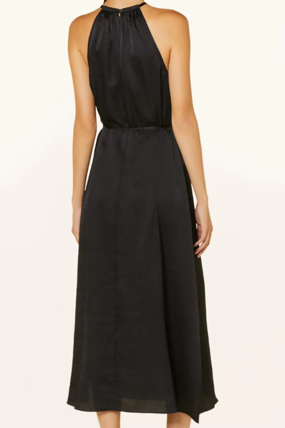 Greenery Black Dress