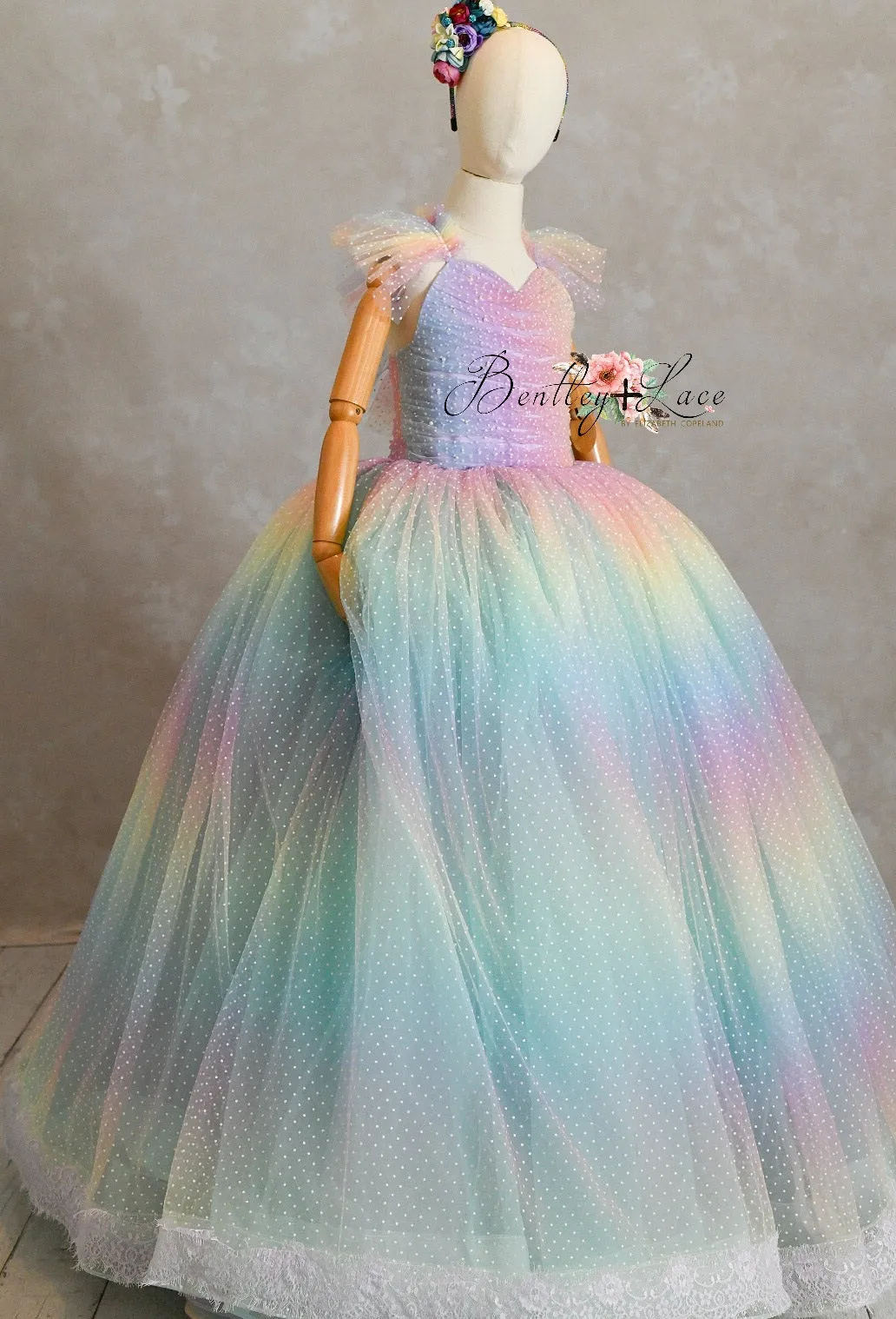 "Ombre Lilac Dream" Floor Length Dress (7 Year-Petite 8 Year)