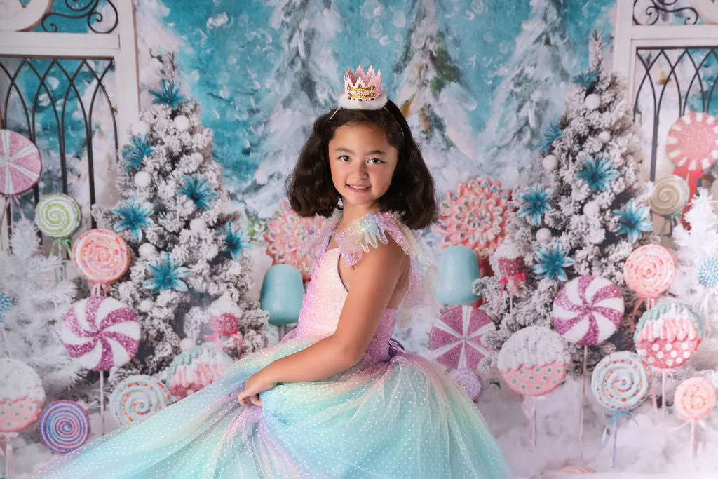 "Ombre Lilac Dream" Floor Length Dress (7 Year-Petite 8 Year)