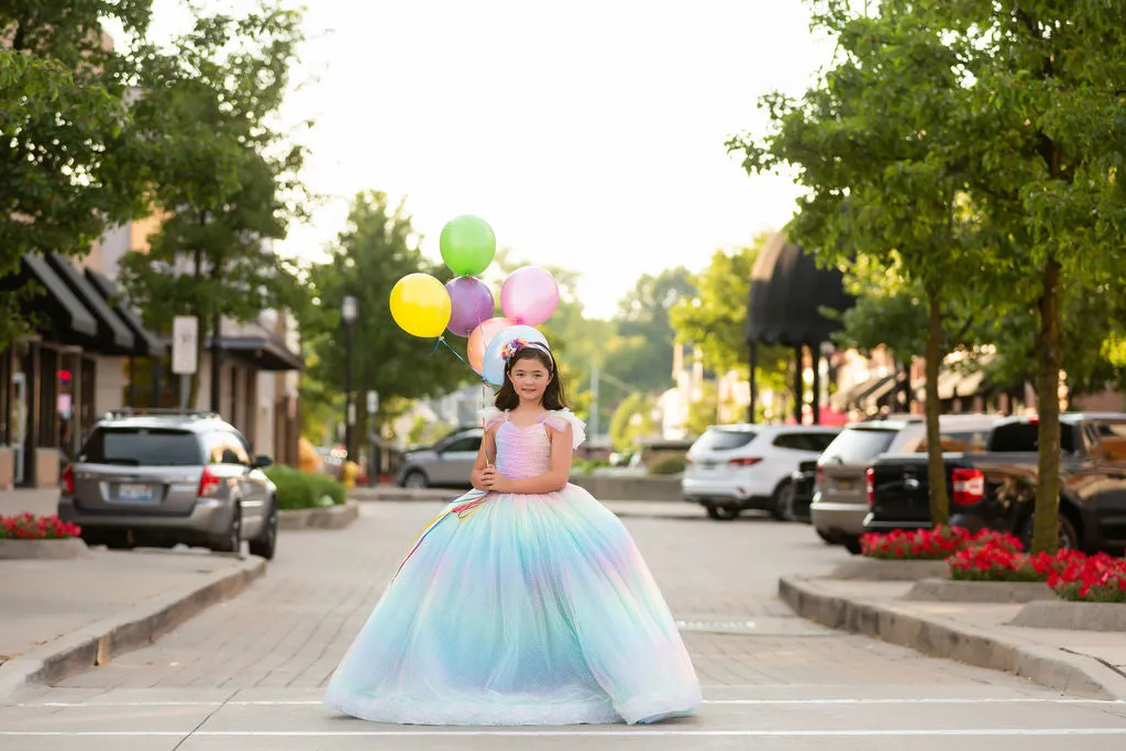 "Ombre Lilac Dream" Floor Length Dress (7 Year-Petite 8 Year)