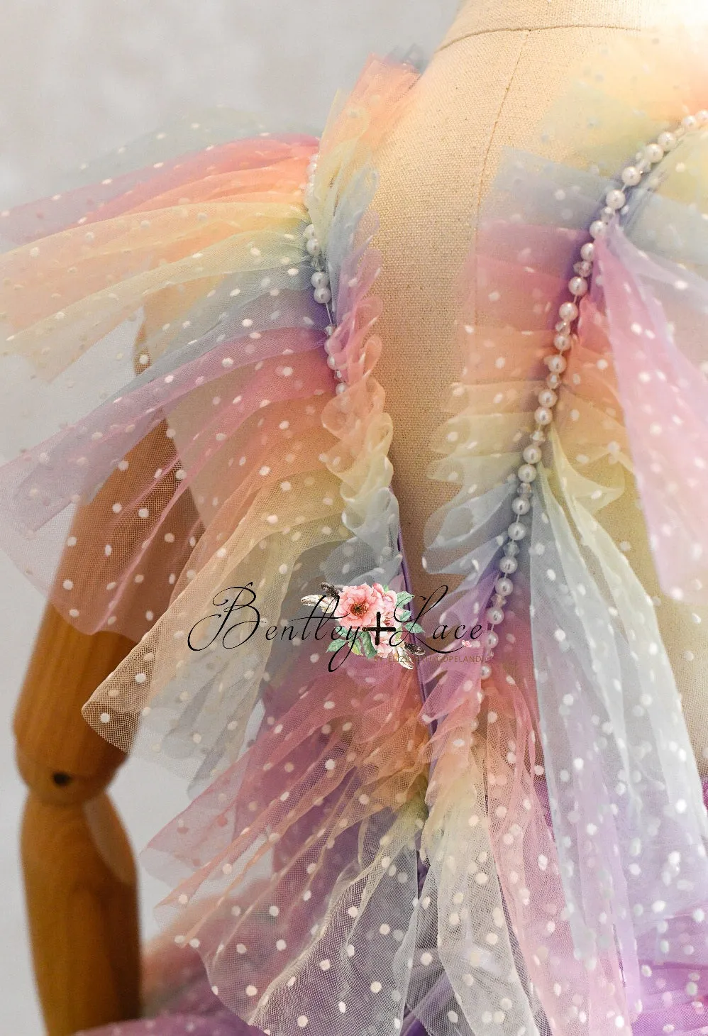 "Ombre Lilac Dream" Floor Length Dress (7 Year-Petite 8 Year)
