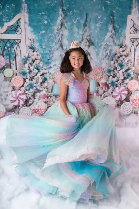 "Ombre Lilac Dream" Floor Length Dress (7 Year-Petite 8 Year)