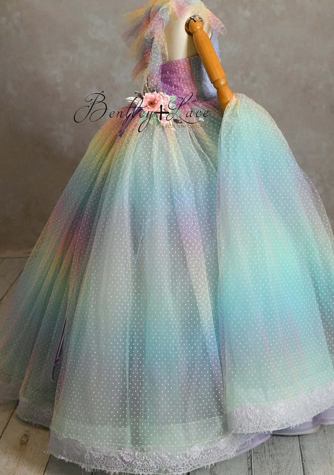 "Ombre Lilac Dream" Floor Length Dress (7 Year-Petite 8 Year)