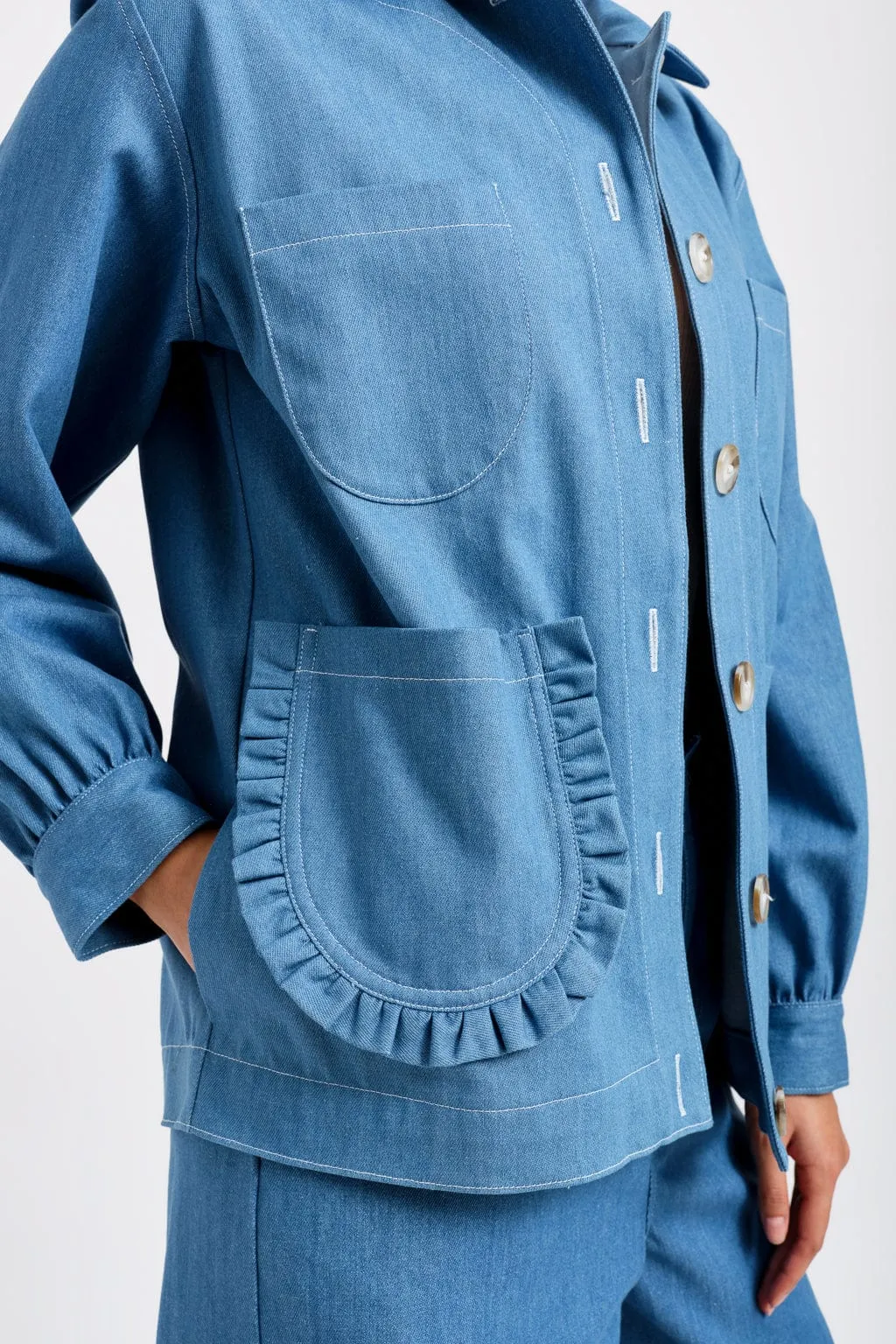 Work Jacket Blue Denim