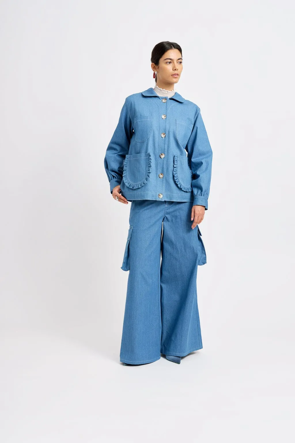 Work Jacket Blue Denim